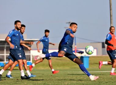 No CT Evaristo de Macedo, Bahia encerra preparação para enfrentar o Fluminense