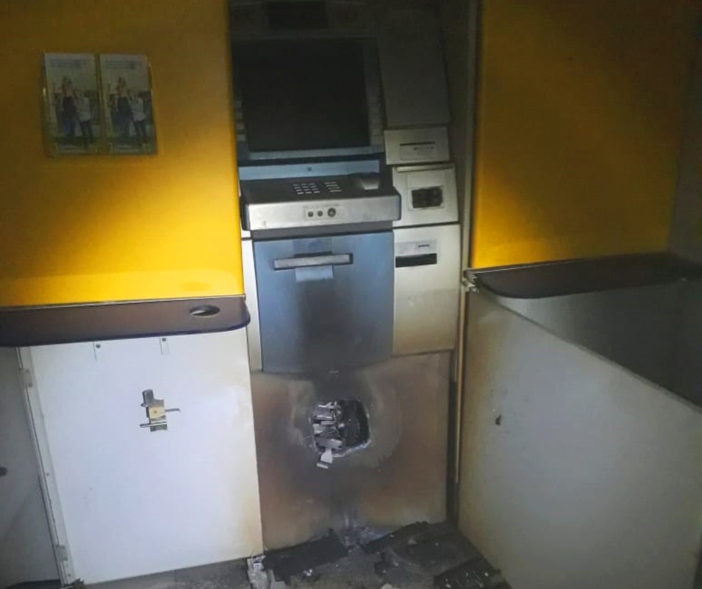 Crime ocorreu em agÃªncia bancÃ¡ria de Santo Amaro â?? Foto: Arquivo pessoal