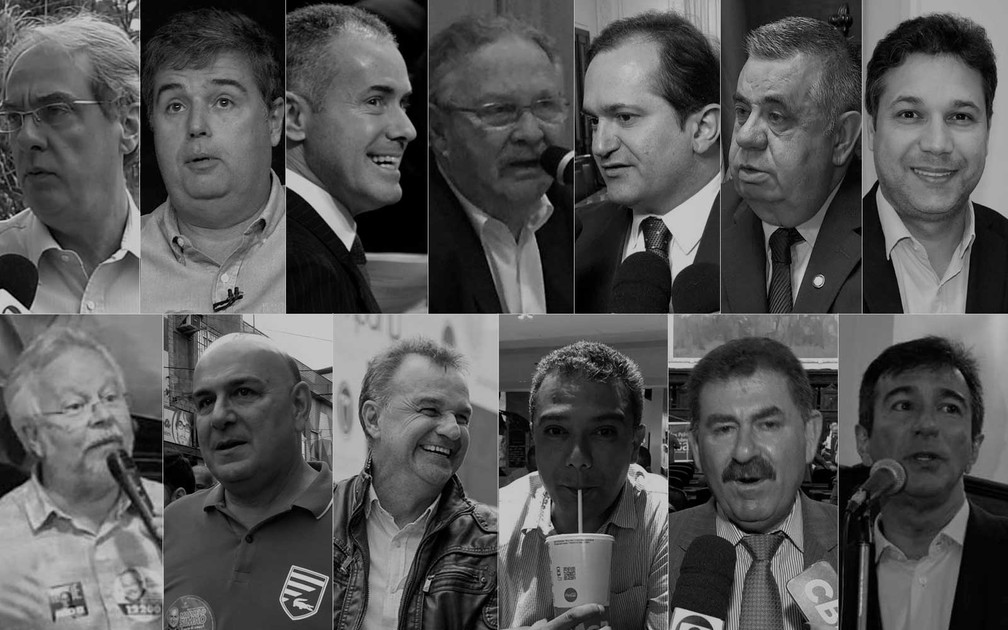 Alguns dos alvos da Operação Furna da Onça: Affonso Monnerat, André Correa, Chiquinho da Mangueira, Coronel Jairo, Edson Albertassi, Jorge Picciani; Leonardo Jacob, Luiz Martins, Marcelo Simão, Marcos Abrahão, Marcus VinÃcius Neskau, Paulo Melo e VinÃcius Farah â?? Foto: Reprodução