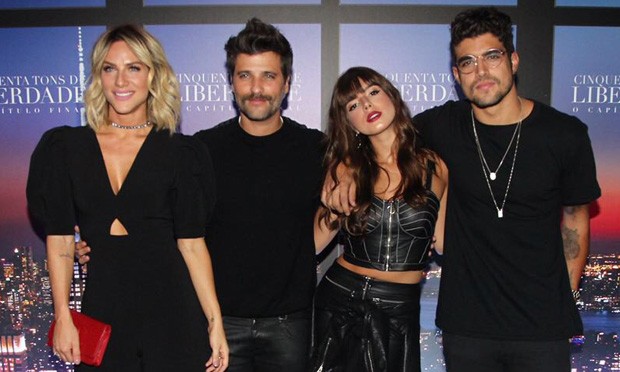 Giovanna Ewbank, Bruno Gagliasso, Giovanna Lancellotti e Caio Castro (Foto: Brazil News)