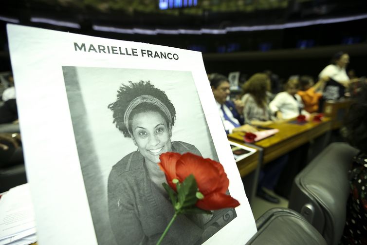 BrasÃlia - Câmara dos Deputados realiza sessão solene para celebrar Dia Internacional do Direito à Verdade e prestar homenagem a vereadora Marielle Franco e ao motorista Anderson Gomes (Marcelo Camargo/Agência Brasil)