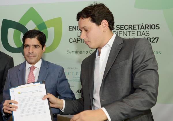 O secretário de Sustentabilidade de Salvador, André Fraga (Foto: Valter Pontes/ Secom)