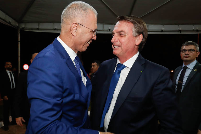 O presidente Jair Bolsonaro (PSL) durante cerimônia de celebração do 71º aniversário de criação do Estado de Israel
