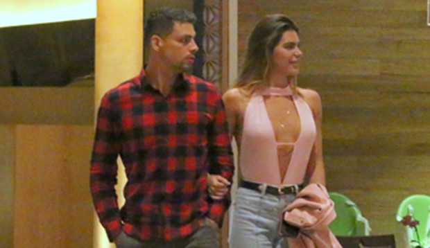 Cauã Reymond e Mariana Goldfarb (Foto: AgNews)