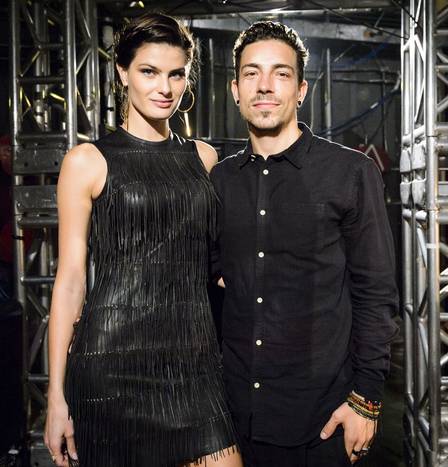 O casal Di Ferrero e Isabeli Fontana