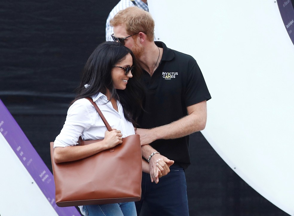Príncipe Harry e Meghan Markle fazem primeira aparição pública durante o Invictus Games, em Toronto (Foto: REUTERS/Mark Blinch)