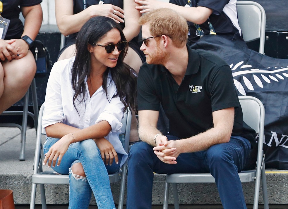 Príncipe Harry e Meghan Markle fazem primeira aparição pública durante o Invictus Games, em Toronto (Foto: REUTERS/Mark Blinch)