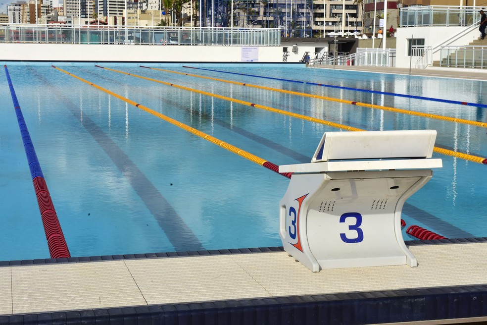 Arena AquÃ¡tica com piscina olÃ­mpica Ã© inaugurada em Salvador â?? Foto: Max Haack/Secom PMS