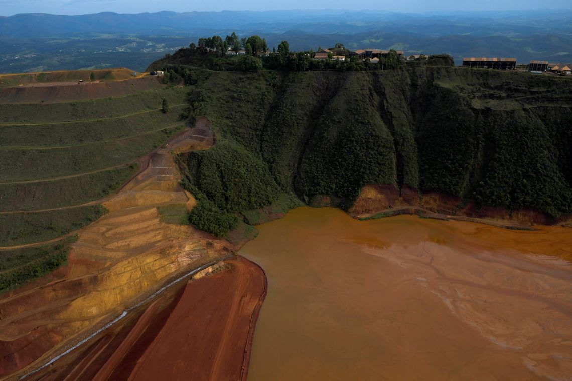 General view from above of a dam owned by Brazilian miner Vale SA that burst, in Brumadinho, Brazil January 25, 2019. REUTERS/Washington Alves