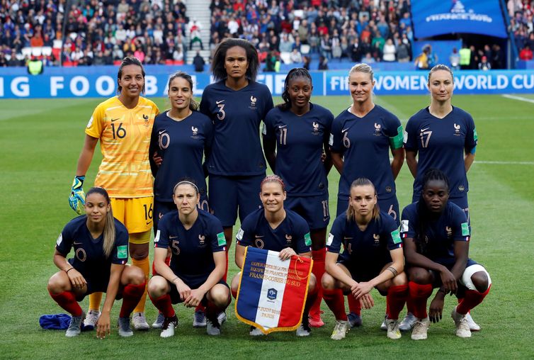 SeleÃ§Ã£o da FranÃ§a na Copa do Mundo de Futebol Feminino - FranÃ§a 2019. 