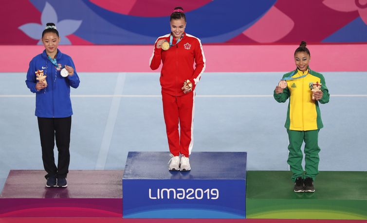 GinÃ¡stica ArtÃ­stica, Flavia Saraiva, medalha de bronze