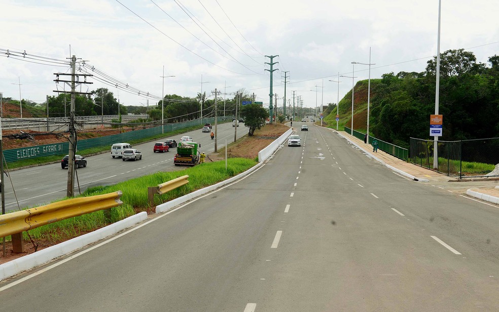 Via marginal é inaugurada em Salvador (Foto: Valter Pontes/Prefeitura de Salvador)
