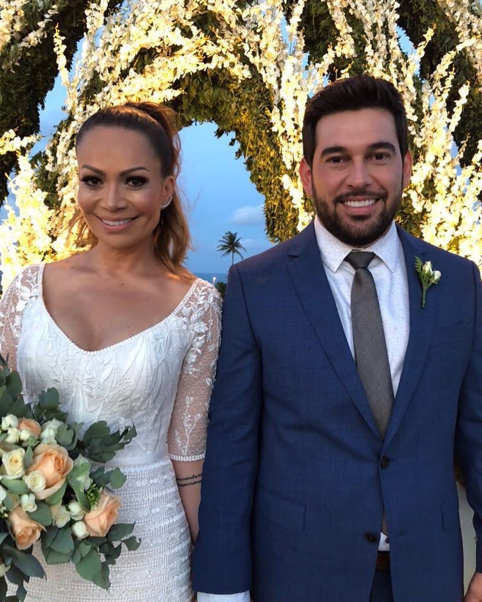Solange Almeida e Leandro Andriani (Foto: Reprodução/Instagram)