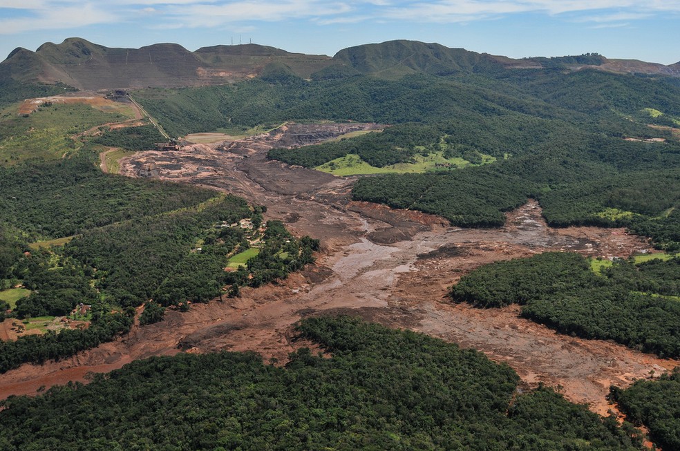 Lama da Vale em Brumadinho, na Região Metropolitana de Belo Horizonte â?? Foto: Ibama/Divulgação