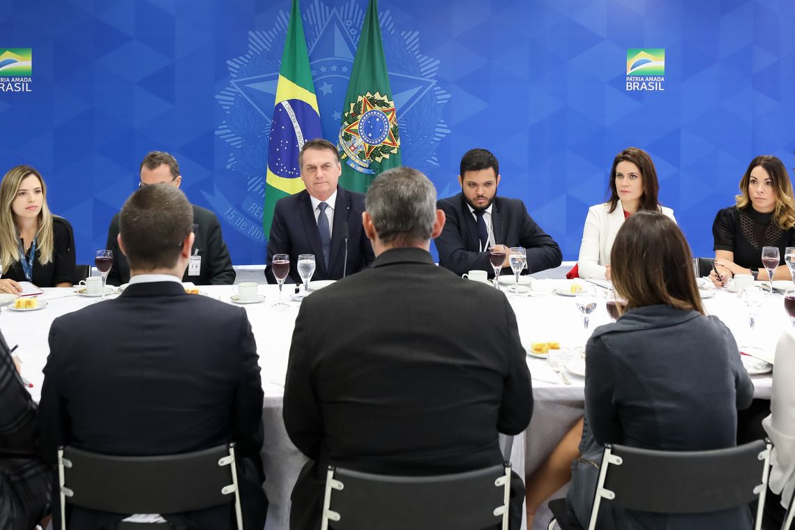 (BrasÃlia - DF, 14/06/2019) Café da manhã com Jornalistas. Foto: Marcos Corrêa/PR