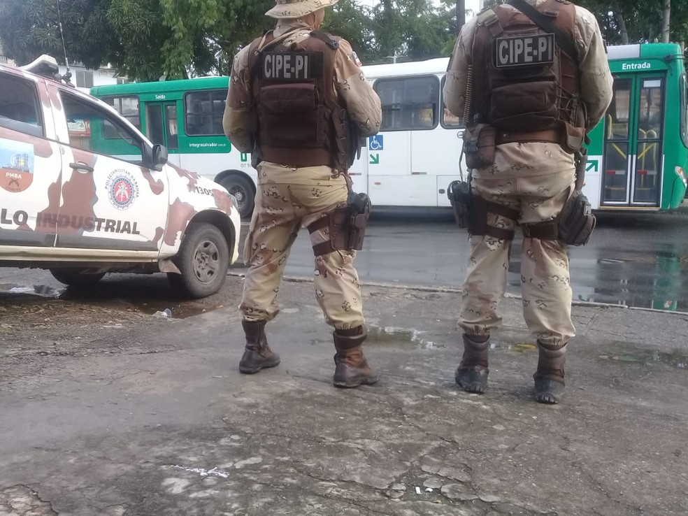 Segundo a SSP, o reforço é feito por tempo indeterminado tanto pela PolÃcia Militar, quanto pela Civil. â?? Foto: Cid Vaz / TV Bahia
