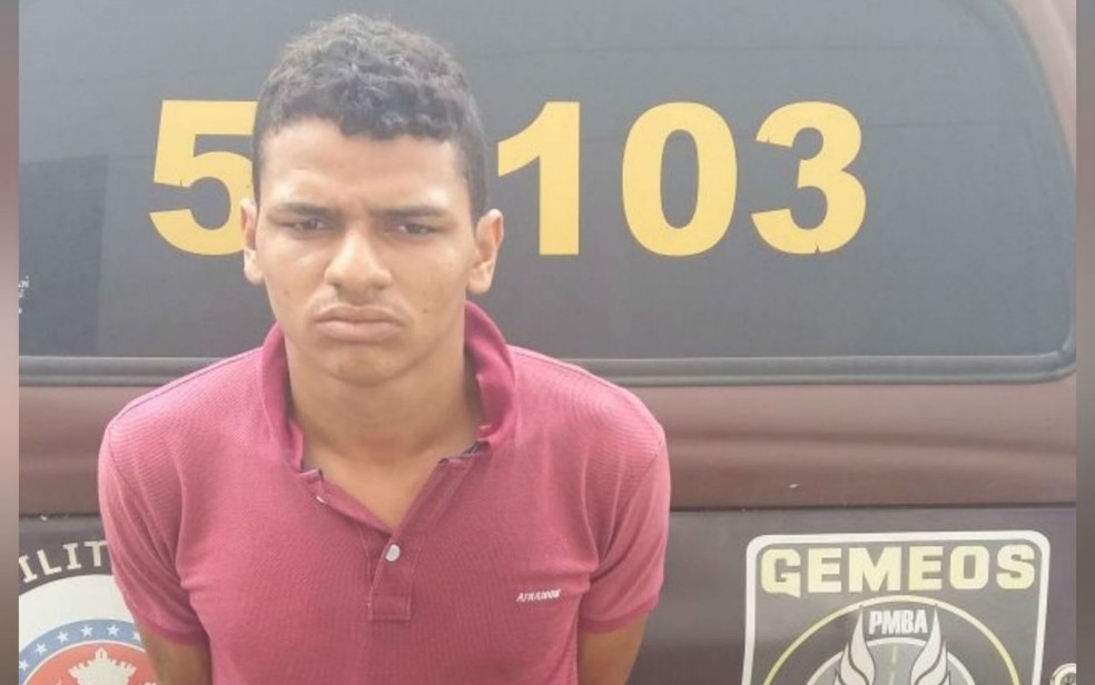 JoÃ£o Batista Neto foi detido novamente, apÃ³s confessar latrocÃ­nio (Foto: DivulgaÃ§Ã£o/SSP-BA)