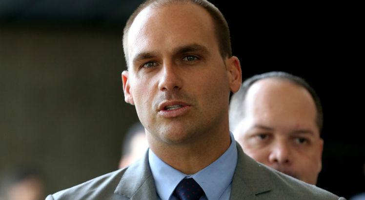 Resultado de imagem para Eduardo Bolsonaro nega articulação para migrar para novo partido