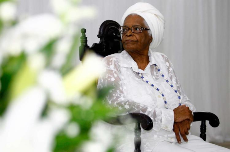 Mãe Stella já havia sido internada em fevereiro - Foto: Joá Souza | Ag. A TARDE | 12.09.2014