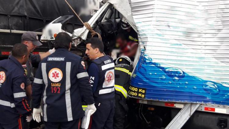Vítima teve cortes profundos na testa e fratura nas duas pernas - Foto: Reprodução | Blog Braga