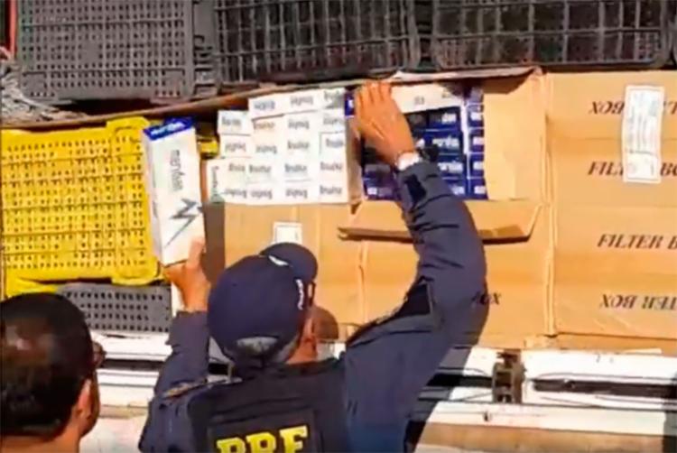 Resultado de imagem para PRF apreende em Feira de Santana/BA mais de 1 milhão de cigarros contrabandeados