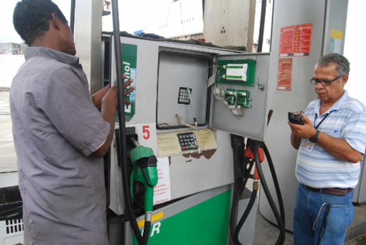 De acordo com dados distribuÃdos pelo Ibametro, as 11 reprovações resultaram em quatro autos de infração - Foto: Ascom | Ibametro