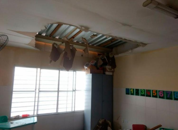 Segundo diretora, estrutura do prédio já apresentava problemas - Foto: Paulo José | Acorda Cidade
