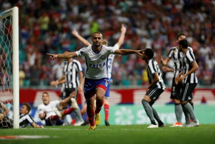 Basta um empate para o Esporte Clube Bahia se classificar - Foto: Tiago Caldas | Ag. A TARDE
