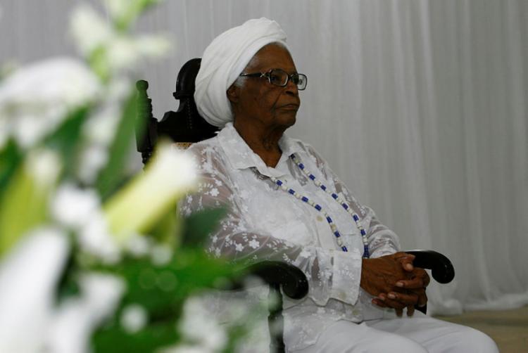 A Ialorixá deixa uma marca de mais de 80 anos de contribuição histórica para a religião do Candomblé - Foto: Joá Souza | Ag. A TARDE
