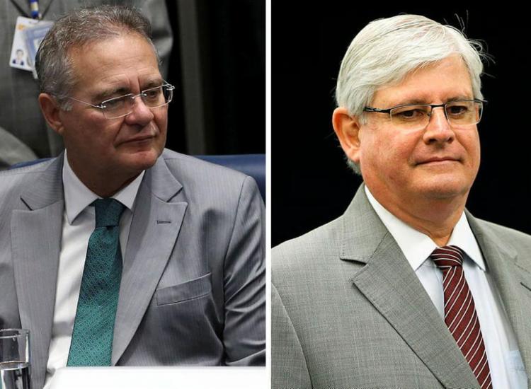 Renan criticou a decisÃ£o de Janot de se candidatar a uma vaga no Conselho Superior do MinistÃ©rio PÃºblico Federal - Foto: DivulgaÃ§Ã£o