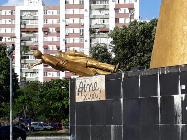 Esculturas que compÃµem a obra estÃ£o tombadas - Foto: Chico Castro | CidadÃ£o RepÃ³rter