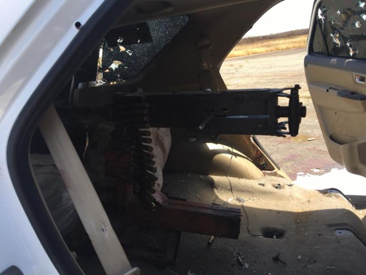 Um fuzil calibre 50 foi apreendido durante a operaÃ§Ã£o