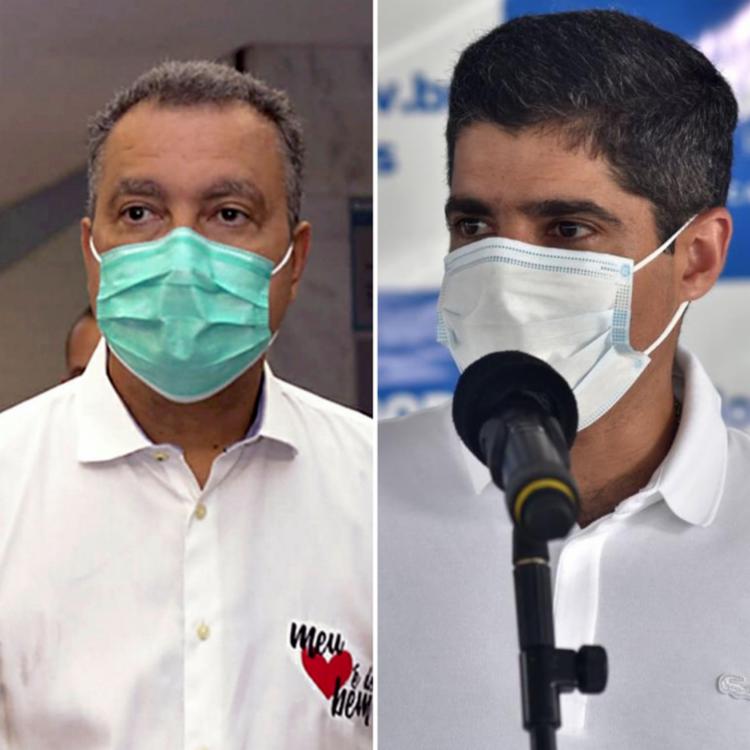 Oscilação em índices de aprovação popular não é atribuída a medidas de isolamento durante pandemia | Fotos: Elói Corrêa | GOVBA e Max Haack | Secom - Foto: Elói Corrêa | GOVBA e Max Haack | Secom