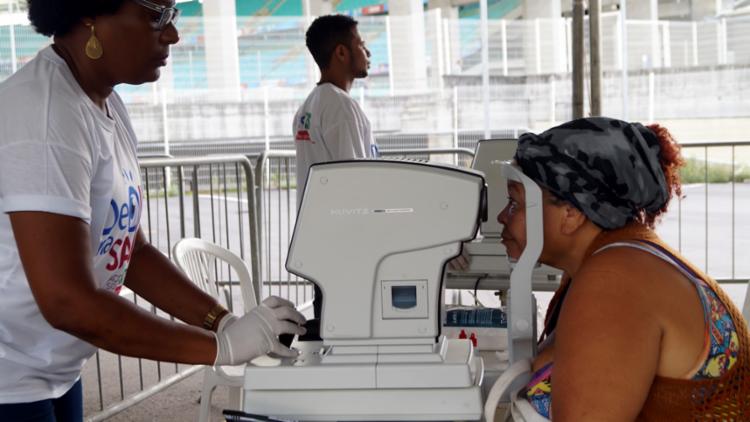 SerÃ£o disponibilizados exames de Tonometria, Auto-refraÃ§Ã£o, DilataÃ§Ã£o, Biomicrocospia e Fundocospia - Foto: DivulgaÃ§Ã£o