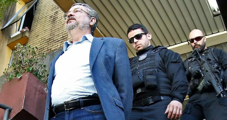 Palocci fechou acordo de delaÃ§Ã£o premiada com a PolÃ­cia Federal em Curitiba - Foto: Heuler Andrey | AFP | 26.06.2017