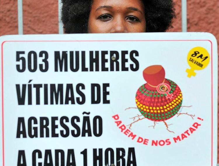 De 2009 a 2017, o número de mulheres negras vítimas de estupro aumentou quase dez vezes | Foto: Felipe Iruatã | Ag. A TARDE - Foto: Felipe Iruatã | Ag. A TARDE