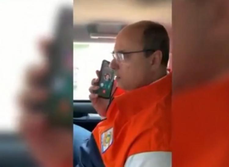 Governador do Rio de Janeiro gravou conversa com o presidente em exercício, Hamilton Mourão | Foto: Reprodução - Foto: Reprodução