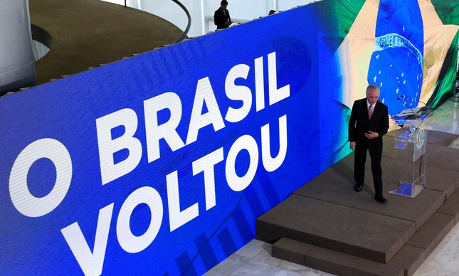 O slogan de Temer