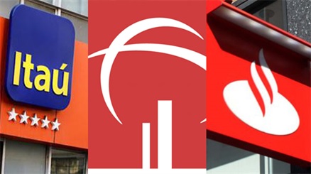 Resultado de imagem para Bradesco, Itaú e Santander