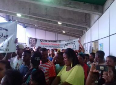 FamÃlias do MST da Bahia ocupam secretaria estadual no CAB