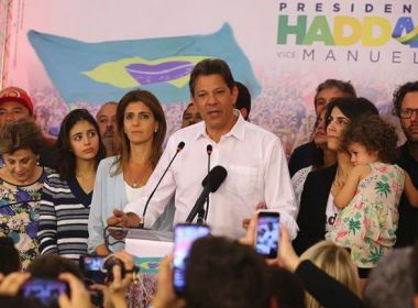 Haddad deseja sucesso a governo de Jair Bolsonaro um dia após resultado da eleição