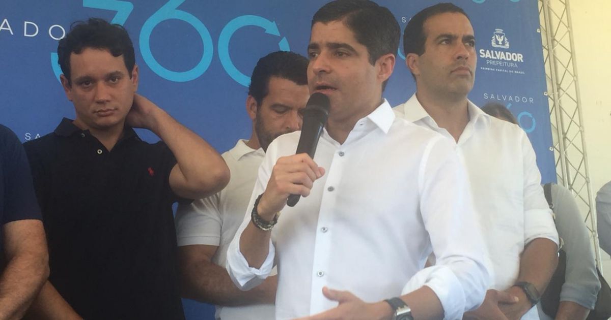 Resultado de imagem para ACM Neto se esquiva sobre atrito entre Geraldo Júnior e Alberto Pimentel: 'Não vi'