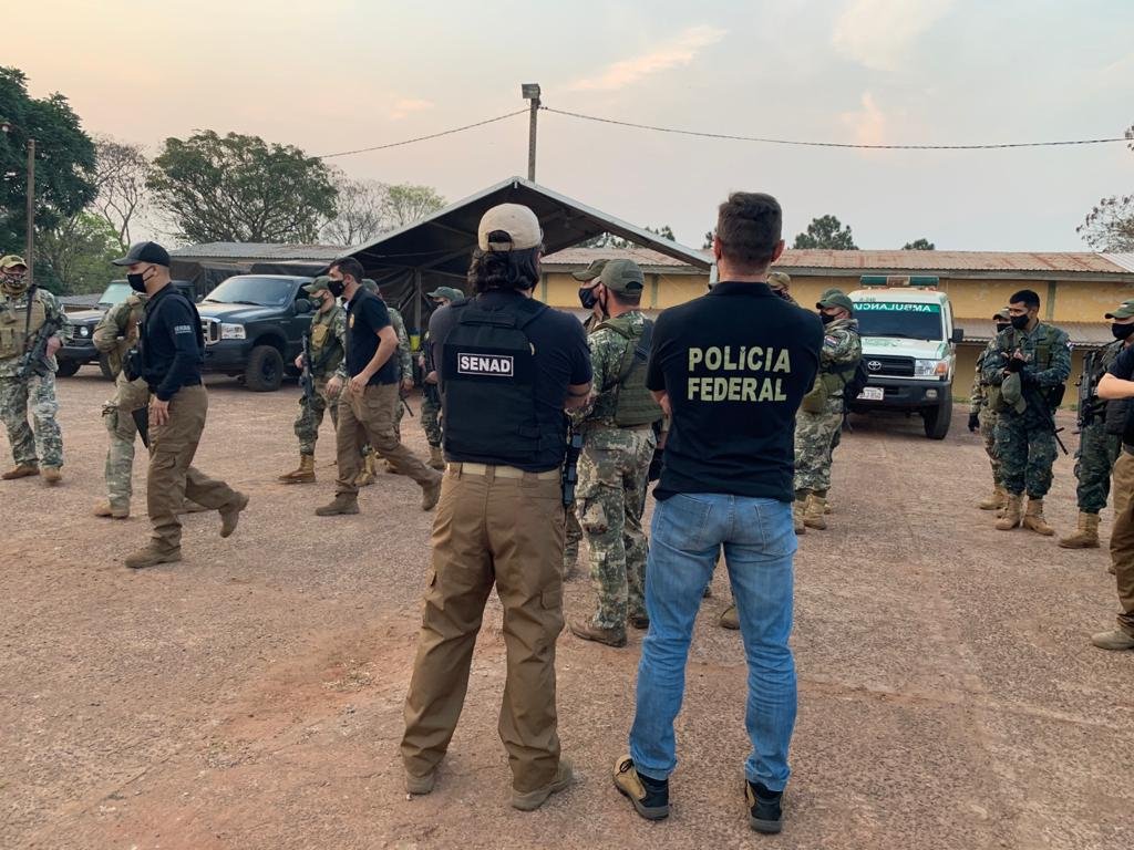 PF faz ação contra líderes do tráfico de drogas no Brasil e no Paraguai