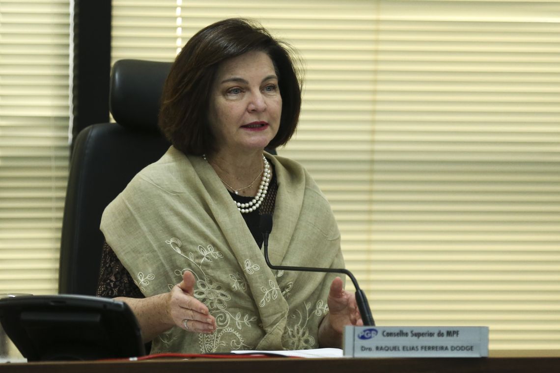 A procuradora-geral da República, Raquel Dodge, participa da posse dos novos membros do Conselho Superior do Ministério Público Federal