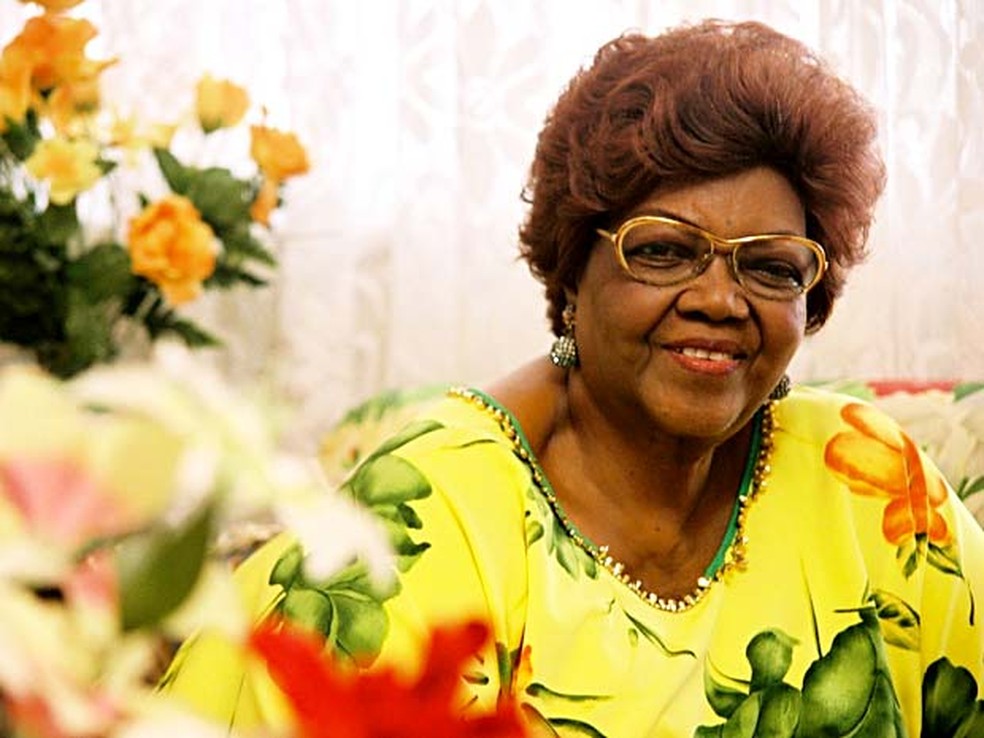Dona Ivone Lara, atraÃ§Ã£o do projeto "Flores em vida", no CCBB de BrasÃ­lia (Foto: Silvana Marques/DivulgaÃ§Ã£o)