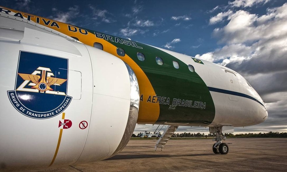Um dos aviões da Embraer que transportam autoridades e ajudam em comitivas â?? Foto: AGÃ?NCIA FAB/SGT JOHNSON