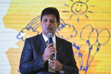 O ministro da Saúde, Luiz Henrique Mandetta, participa do Seminário Internacional da Primeira Infância - O Melhor Investimento para Desenvolver uma Nação, no Centro Internacional de Convenções do Brasil (CICB), em BrasÃlia.