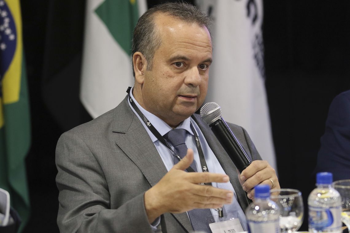 O secretário especial de Previdência e Trabalho do Ministério da Economia, Rogério Marinho, durante Plenária de Prefeitos da 75a Reunião Geral da FNP, fala sobre a Reforma da Previdência.