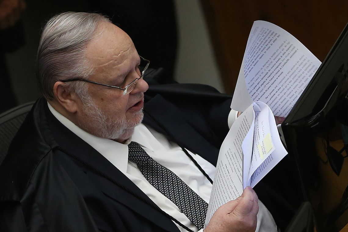 Ministro do STJ Felix Fischer, relator do pedido do ex-presidente Luiz InÃ¡cio Lula da Silva para evitar prisÃ£o apÃ³s segunda instÃ¢ncia (JosÃ© Cruz/AgÃªncia Brasil)