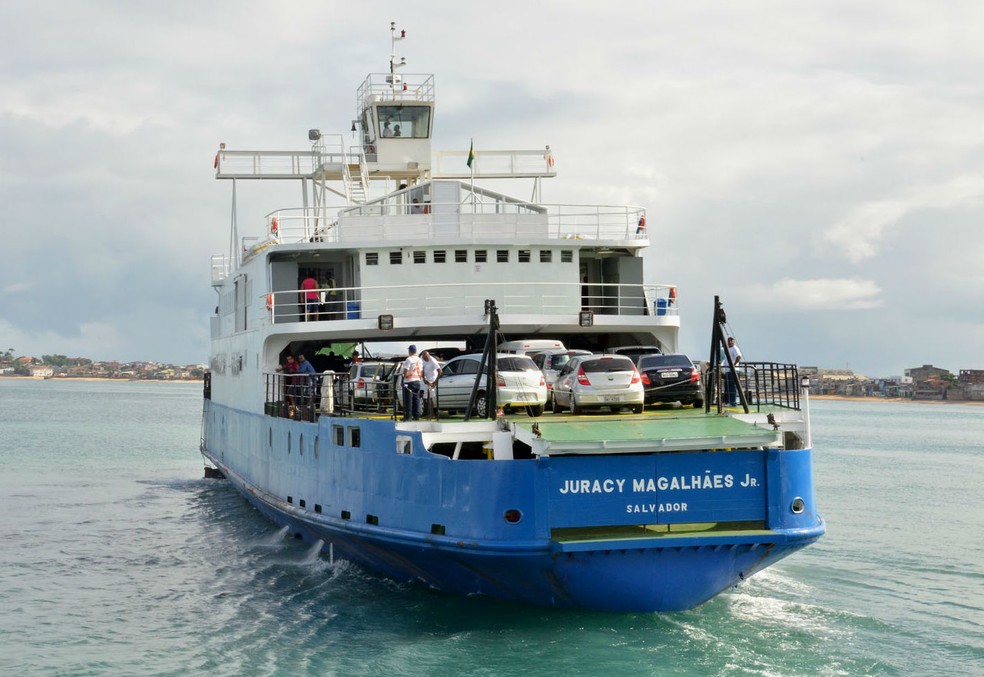 Movimento no ferry boat é moderado nesta sexta-feira (16) e não há filas  (Foto: Divulgação)